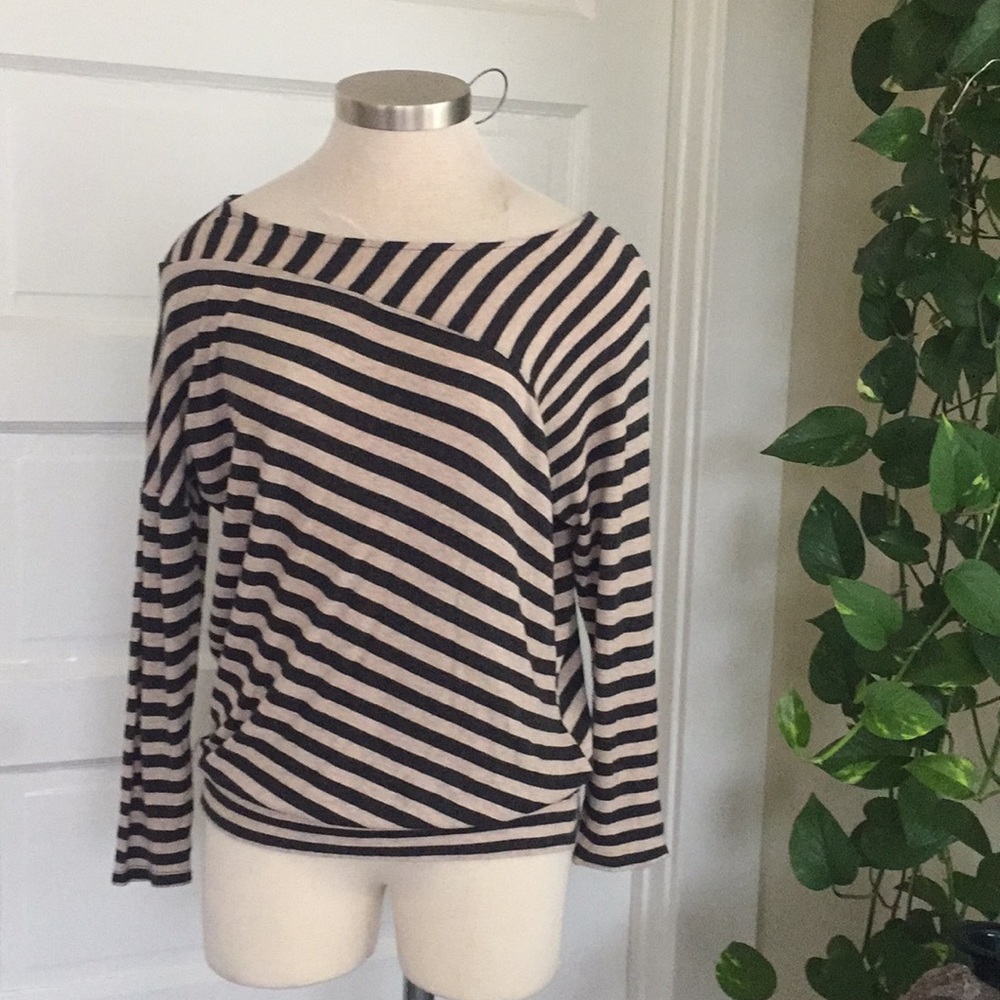 Bordeaux Striped shirt from Anthropology
